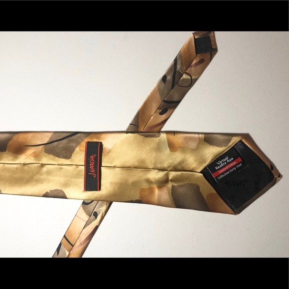 Jerry Garcia “Virtual” Patterned Silk Tie - Picture 2 of 3